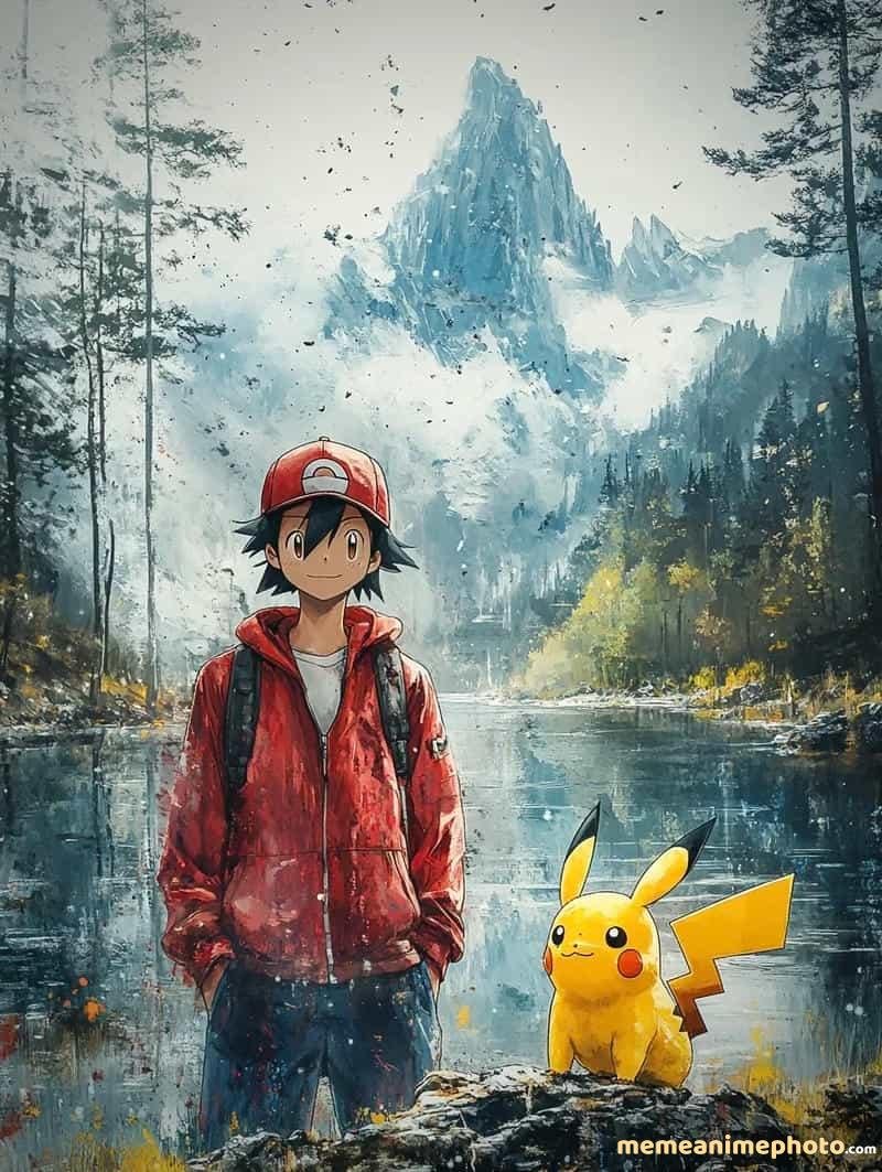 Album ảnh Ash Ketchum fan art sáng tạo