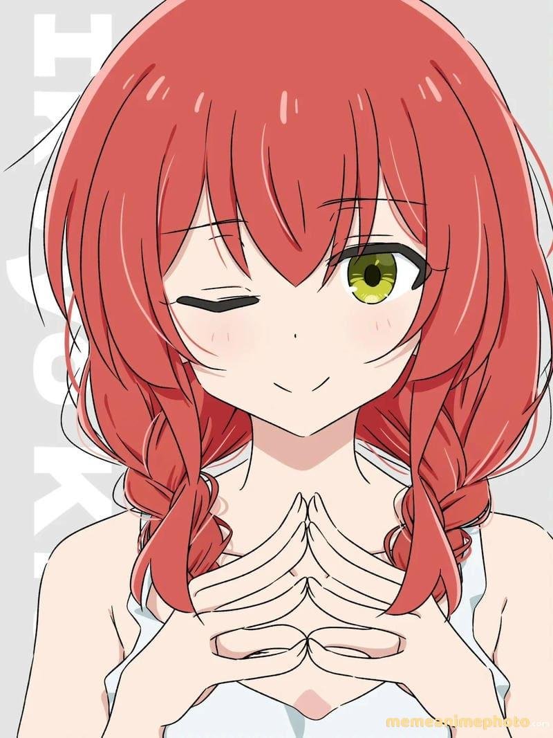 Ảnh Ikuyo Kita biểu cảm hồn nhiên