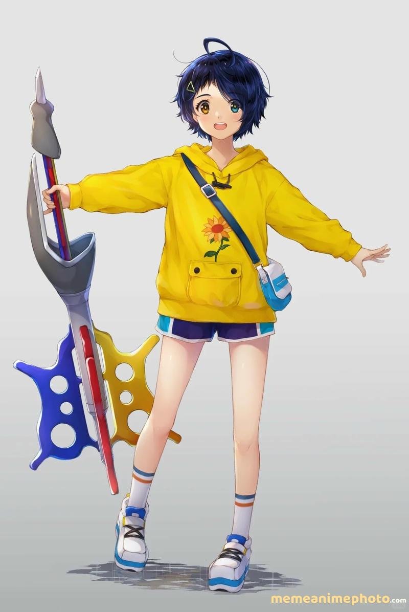 Ảnh avatar Ai Ohto biểu cảm tinh nghịch