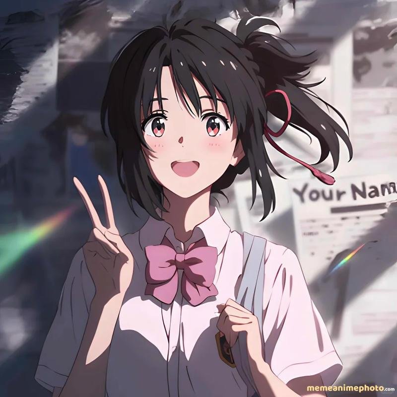 Hình Mitsuha Miyamizu đáng yêu