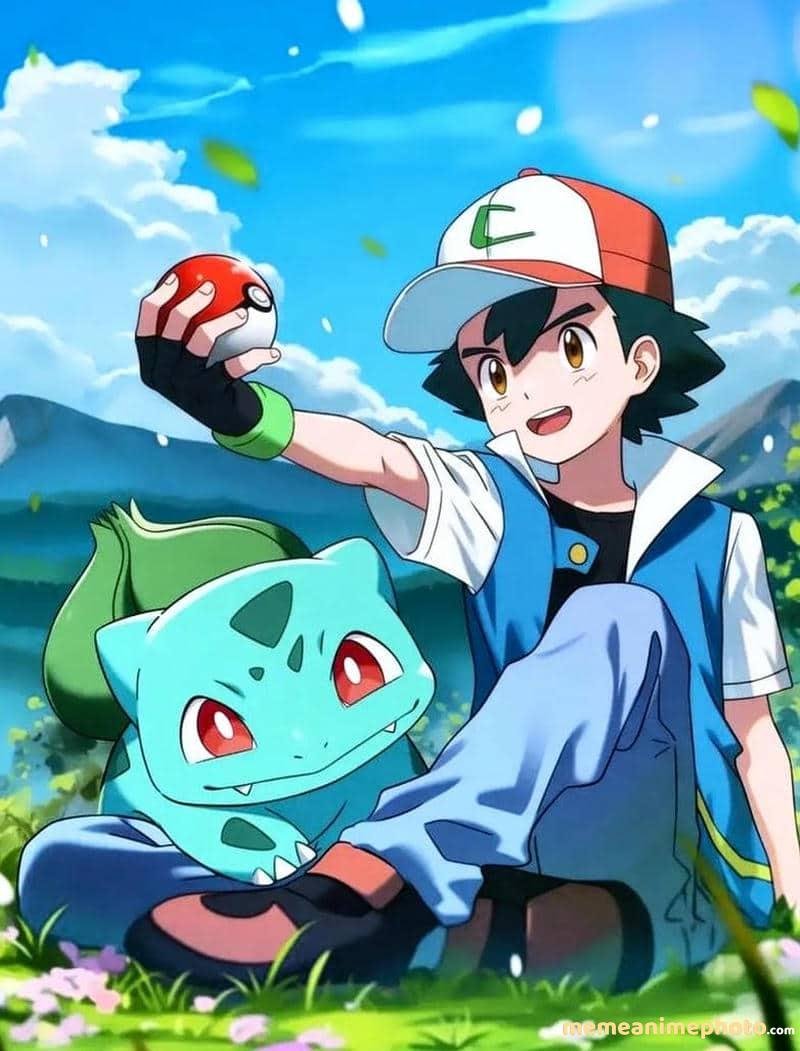 Hình ảnh Ash Ketchum dành cho mạng xã hội