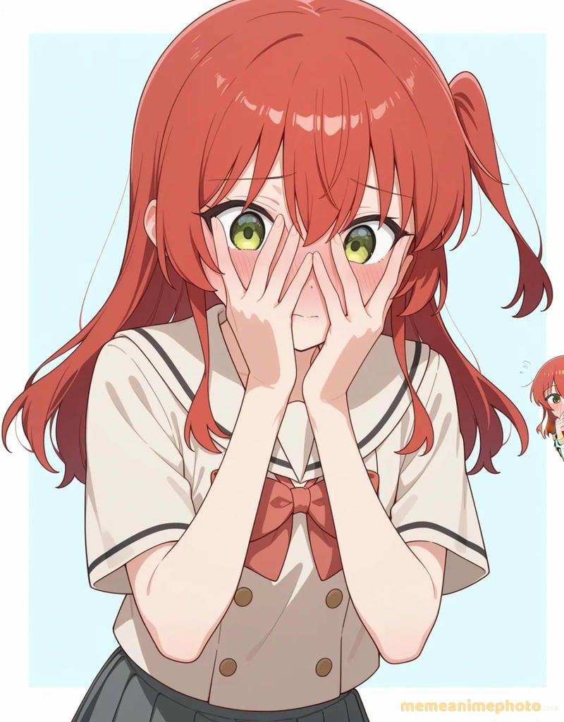 Hình ảnh Ikuyo Kita biểu cảm đáng yêu