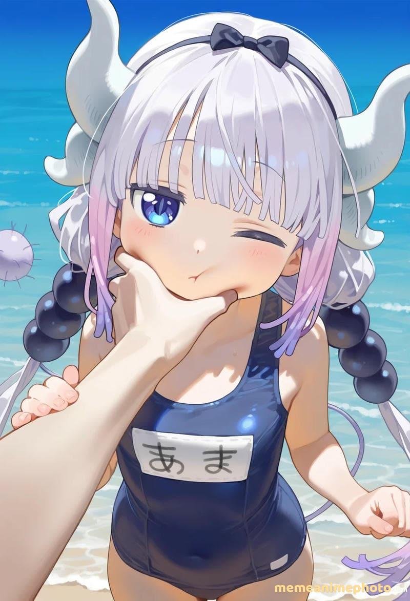 Hình ảnh Kanna Kamui tạo pose ấn tượng