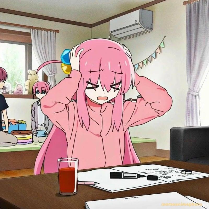 Ngắm hình Bocchi biểu cảm hài hước