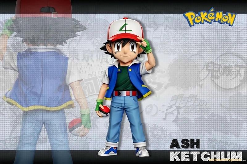 Tải ảnh Ash Ketchum fan made sáng tạo