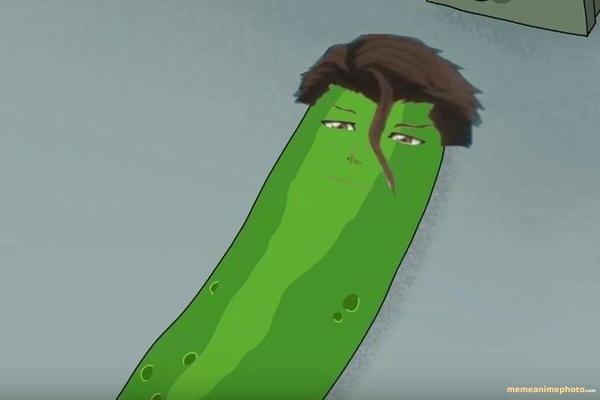 aizen meme dưa chuột