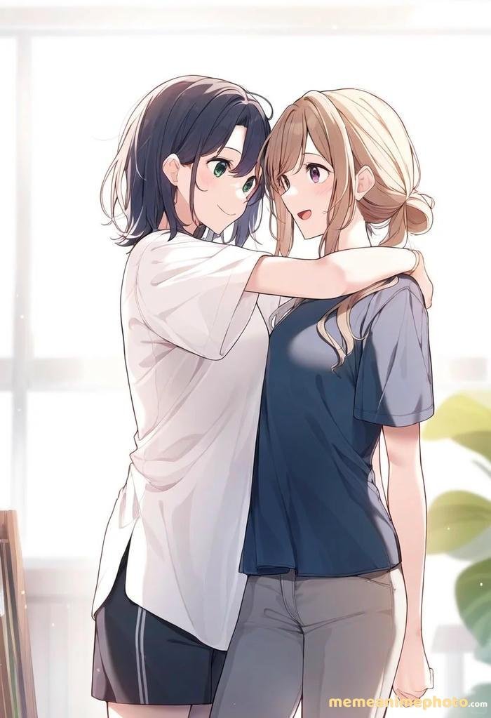 ảnh anime bách hợp trong mưa