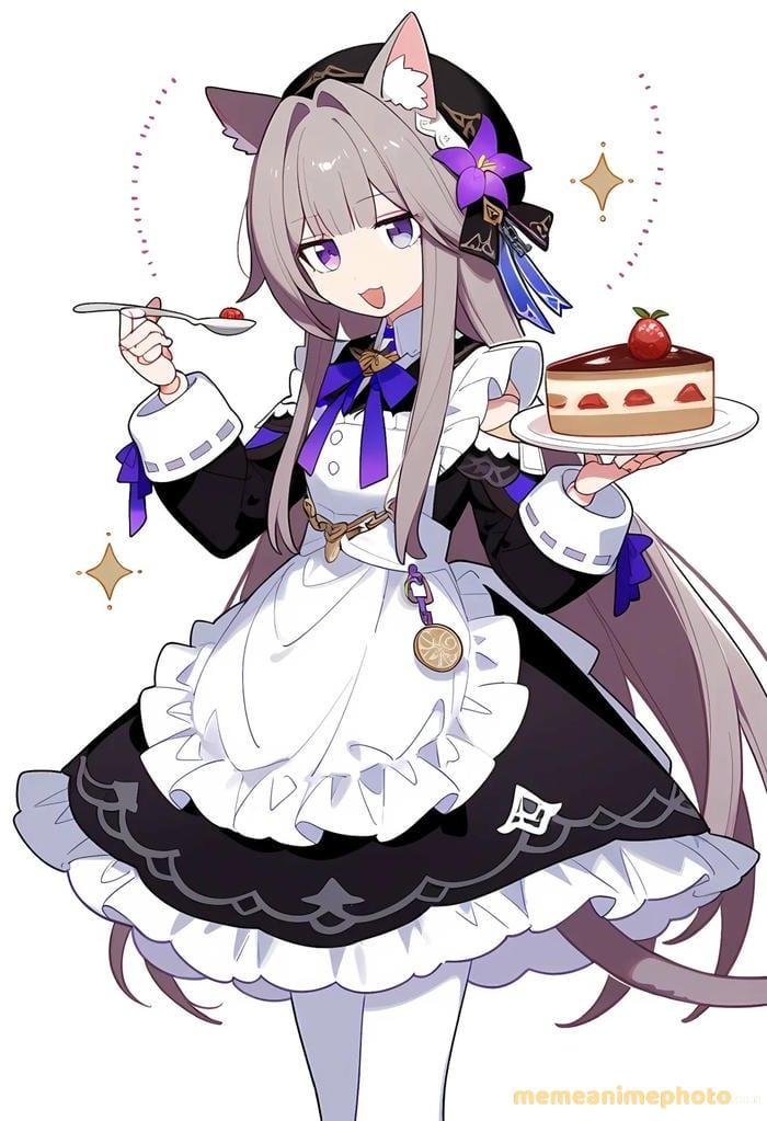 ảnh anime hầu gái đáng yêu