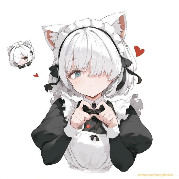 ảnh anime hầu gái dễ thương và tinh tế