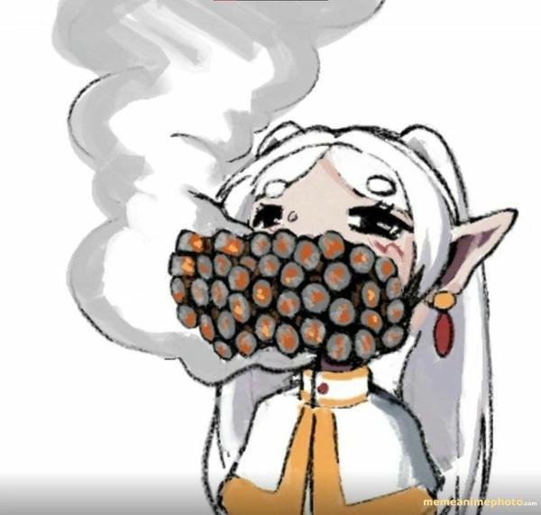 ảnh frieren meme troll nhẹ nhưng thấm