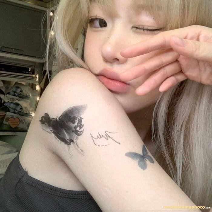 ảnh gái xinh xăm mình xinh yêu