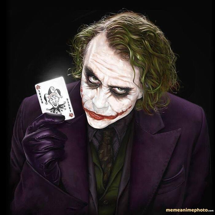 ảnh joker meme và quân bài