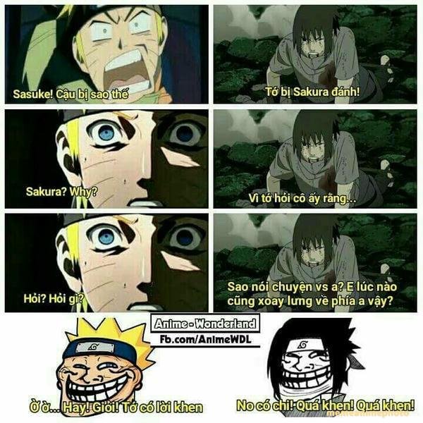 ảnh meme naruto troll nhẹ nhưng thấm