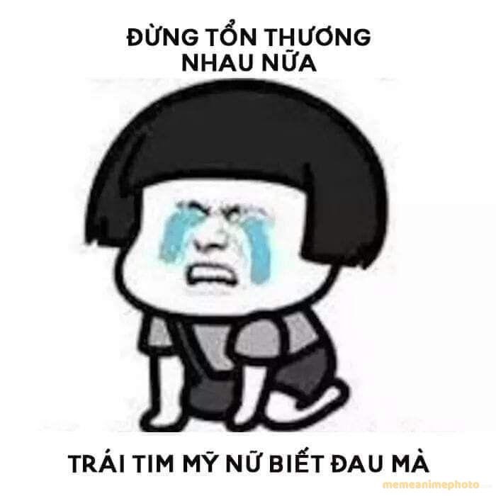 ảnh meme tủi thân hài bựa