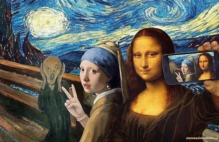 ảnh mona lisa meme meme vui nhộn