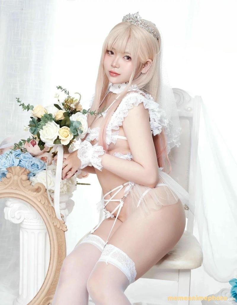 ảnh sexy anime cosplay cô dâu