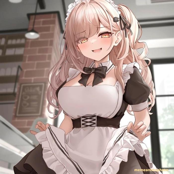 anime hầu gái dễ thương