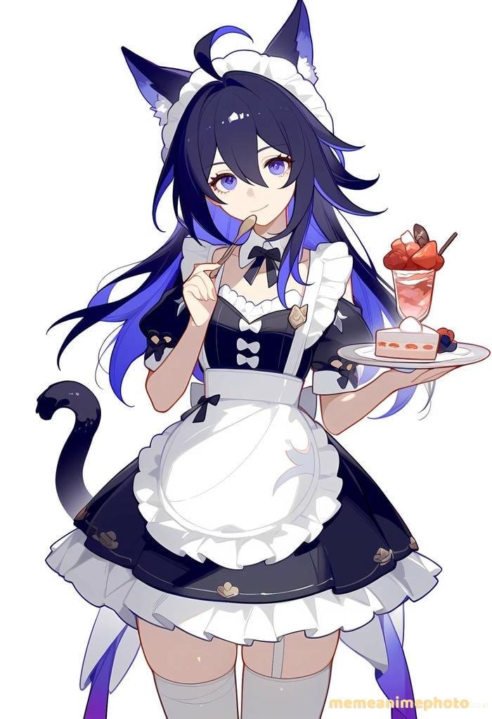 anime hầu gái xinh đẹp