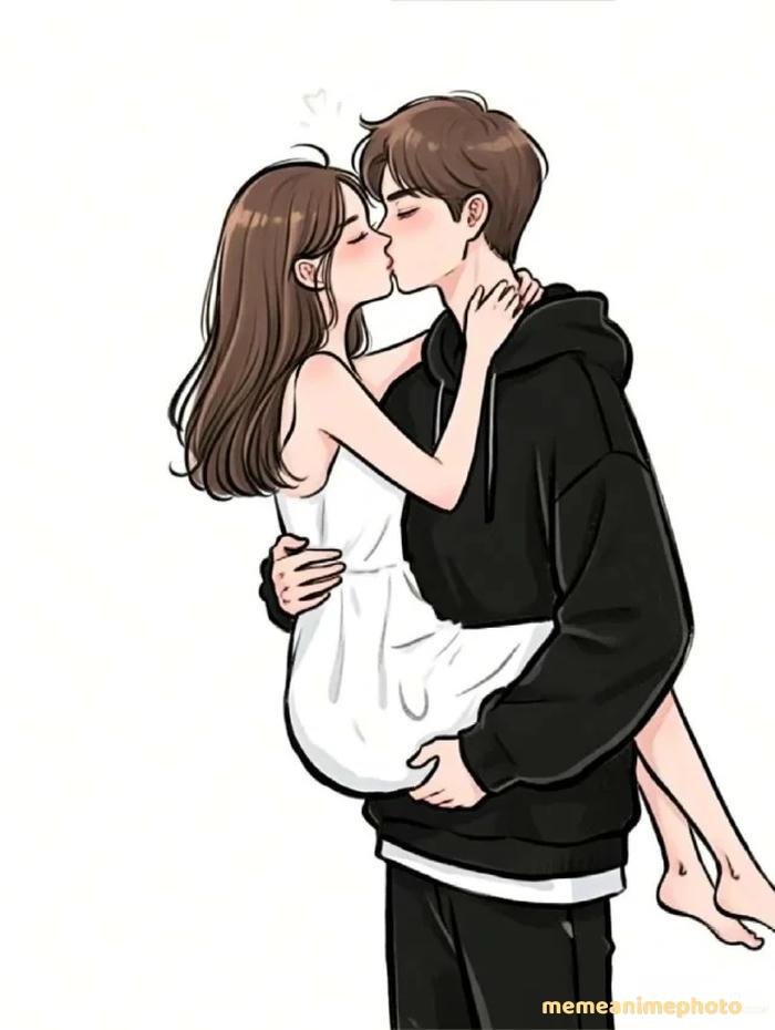 anime hôn nhau buồn và nhẹ nhàng