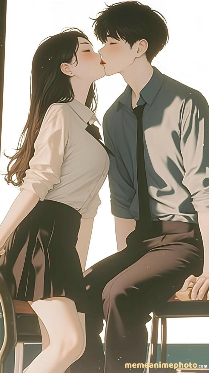 anime hôn nhau cảm xúc