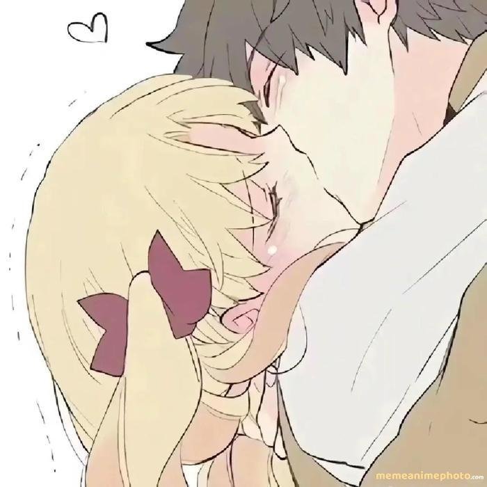 anime hôn nhau dễ thương và lãng mạn