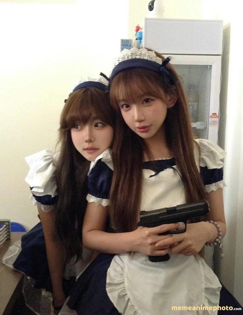 cosplay hầu gái trên wed