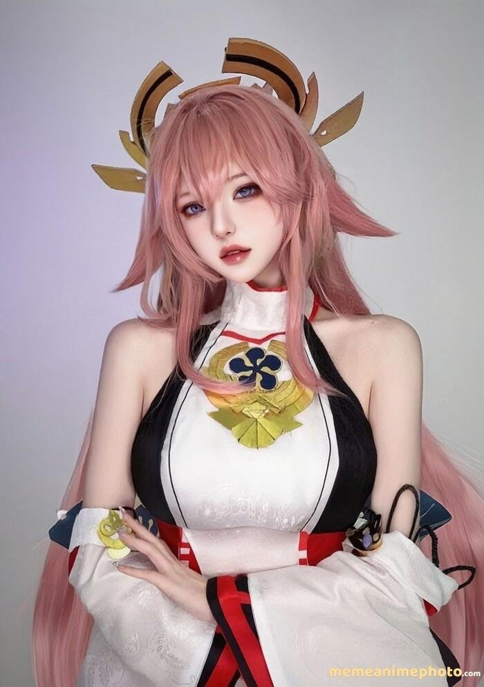 cosplay yae miko đẹp 3k full
