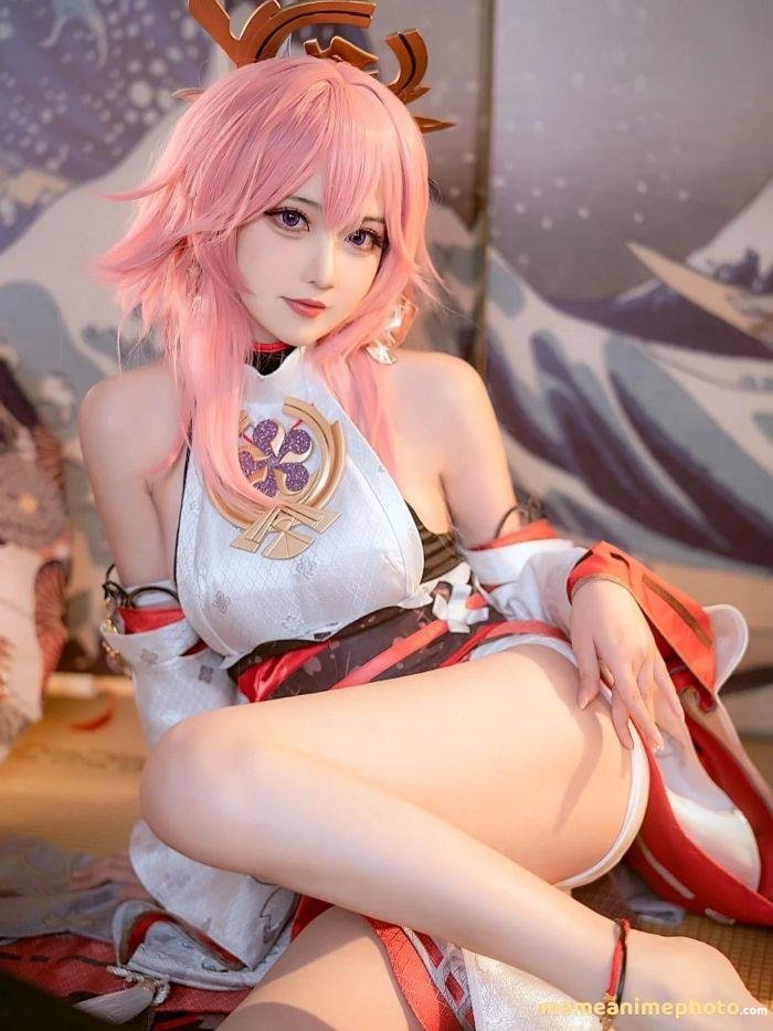 cosplay yae miko đẹp 4k