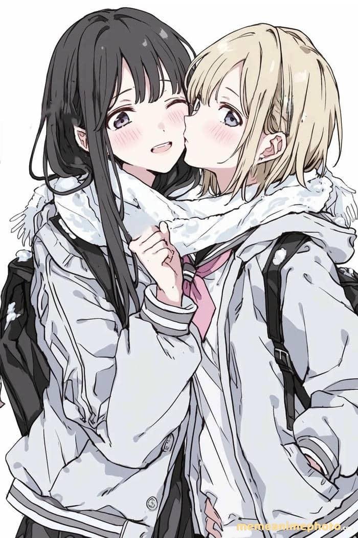 hình anime bách hợp thời trang