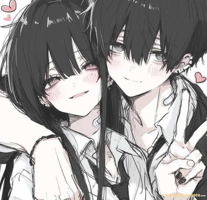 hình anime cặp đôi ấn tượng