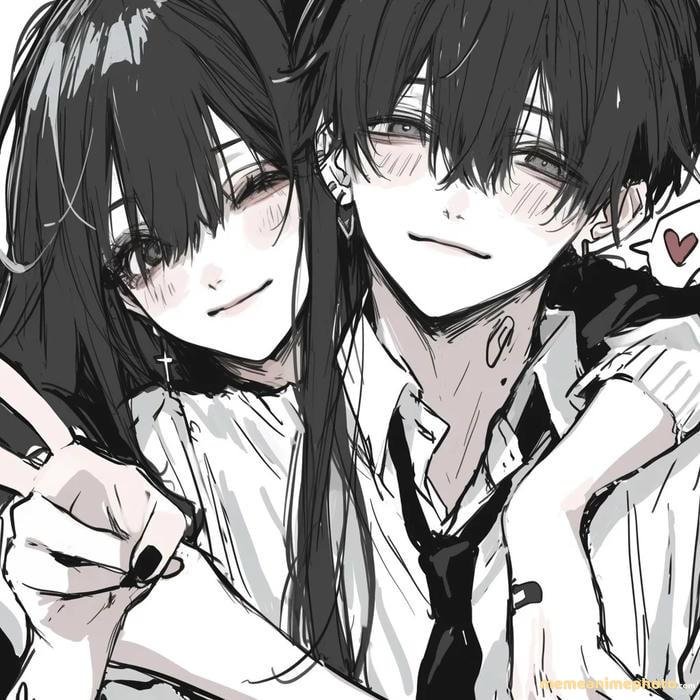 hình anime cặp đôi tình cảm nhẹ nhàng