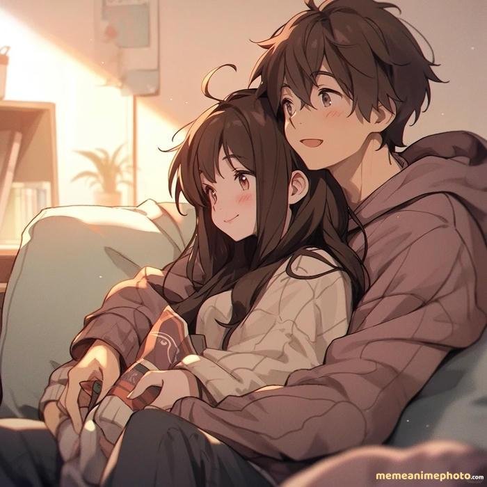 hình anime cặp đôi tình yêu