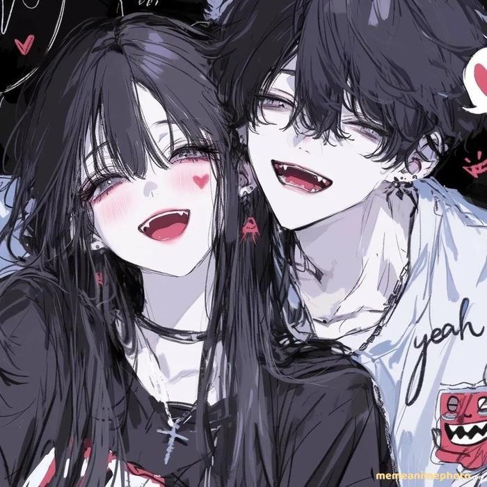 hình anime cặp đôi trong sáng