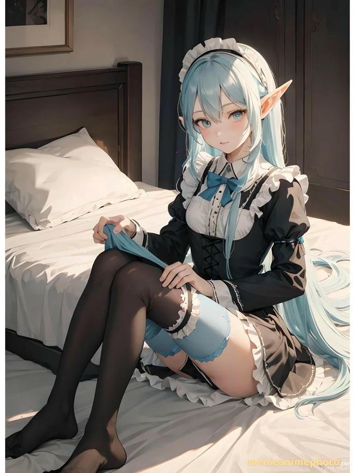 hình anime hầu gái cute