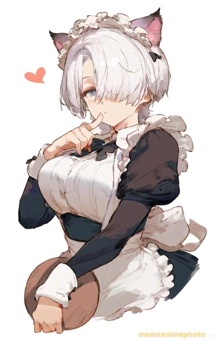 hình anime hầu gái xinh xắn