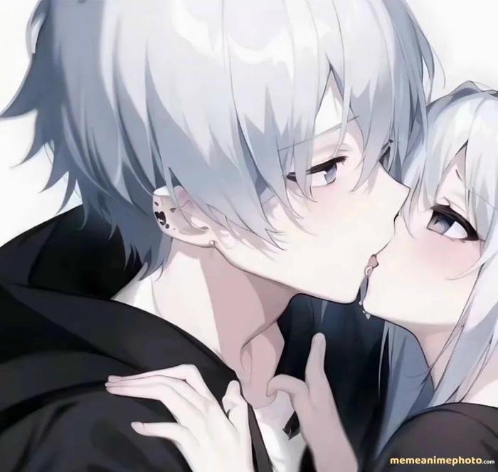 hình anime hôn nhau ấn tượng