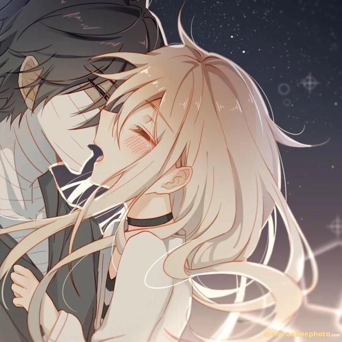 hình anime hôn nhau tinh tế