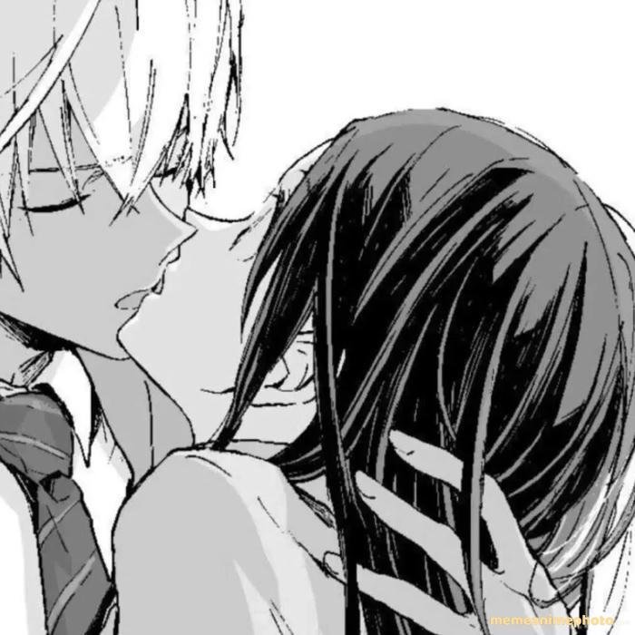 hình anime hôn nhau tổng hợp nghệ thuật