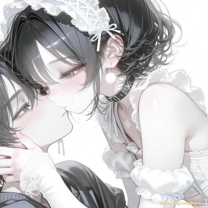 hình anime hôn nhau