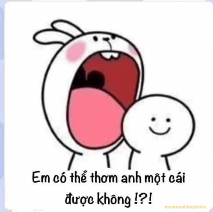 hình meme tình yêu siêu hài