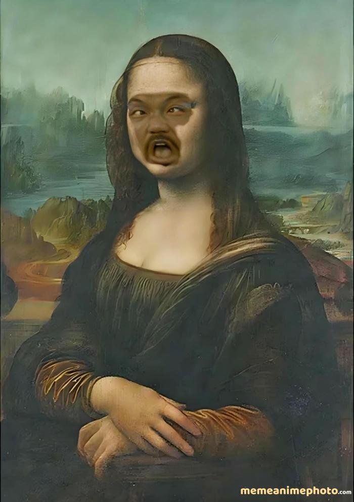 meme mona lisa meme nhìn mà cười đau bụng