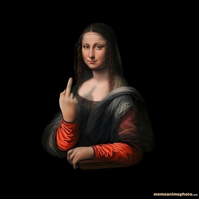 meme mona lisa meme troll dễ sợ