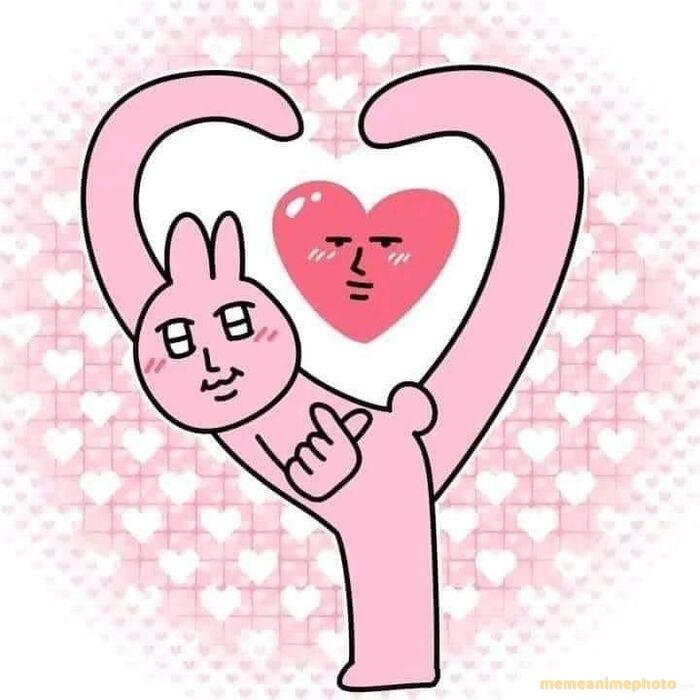 meme yêu thương cute xinh