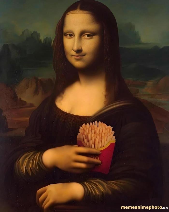 mona lisa meme biểu cảm khó đỡ