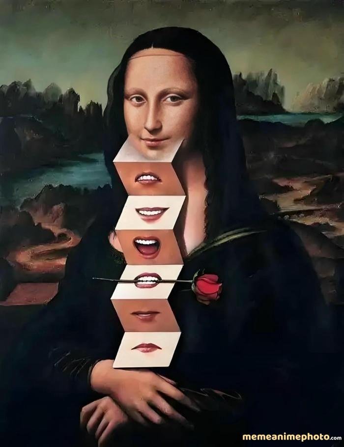 mona lisa meme hài hước khó đỡ