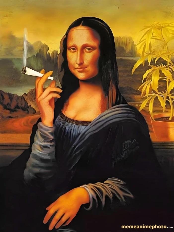 mona lisa meme meme chế bựa cực vui
