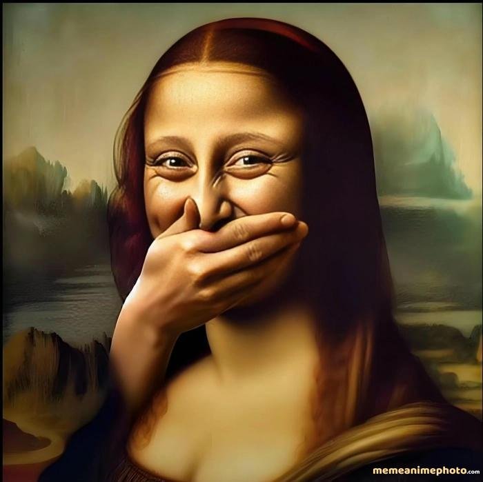 mona lisa meme troll cực mạnh