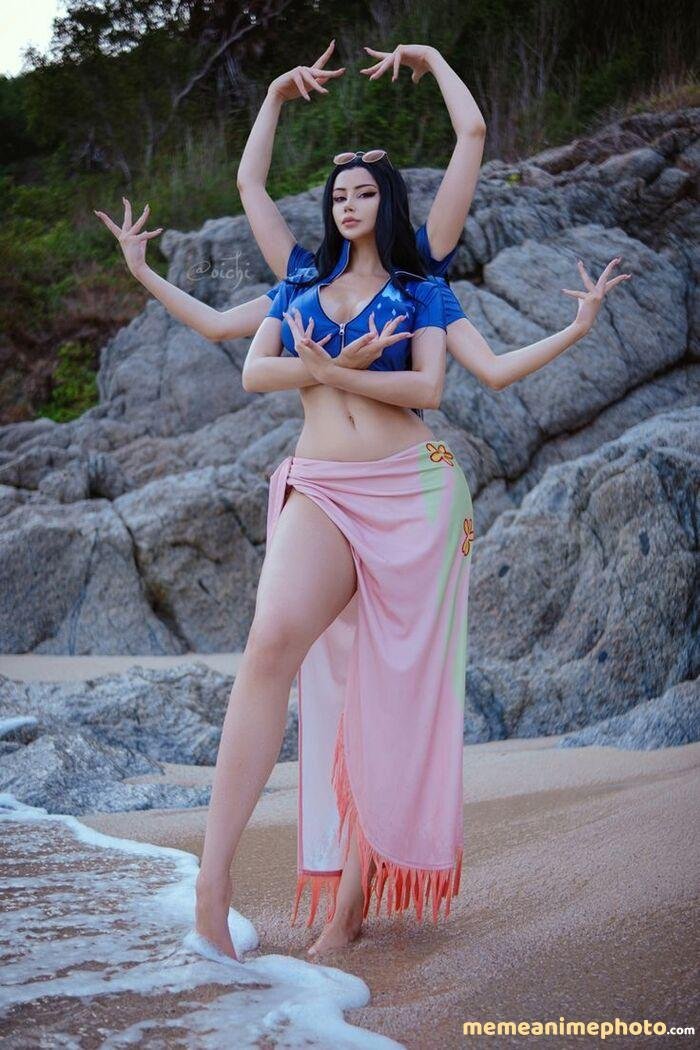 nico robin cosplay 4k full