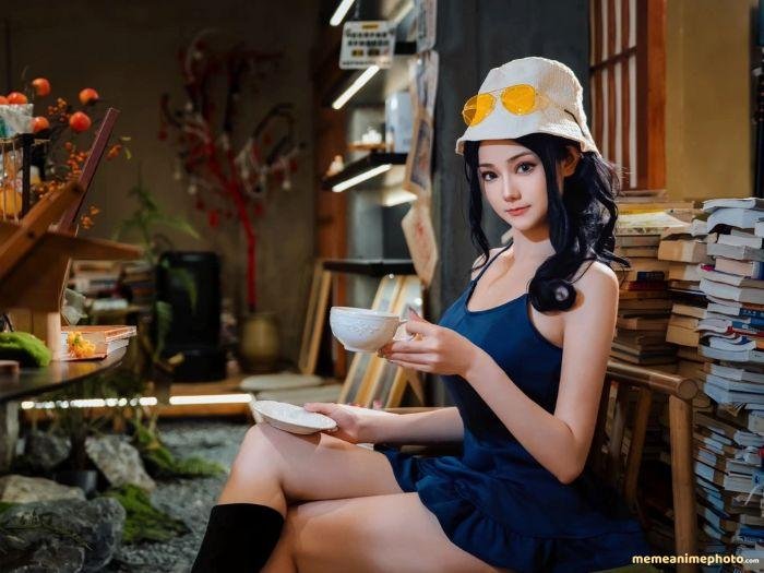 nico robin cosplay đẹp 5k