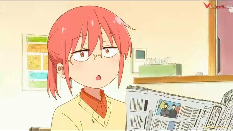 Ảnh Kobayashi-san dễ thương.